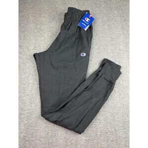 NEW Champion Men's Black Sweatpants with Elastic Waistband Size Small